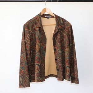 Casual Paisley Blazer